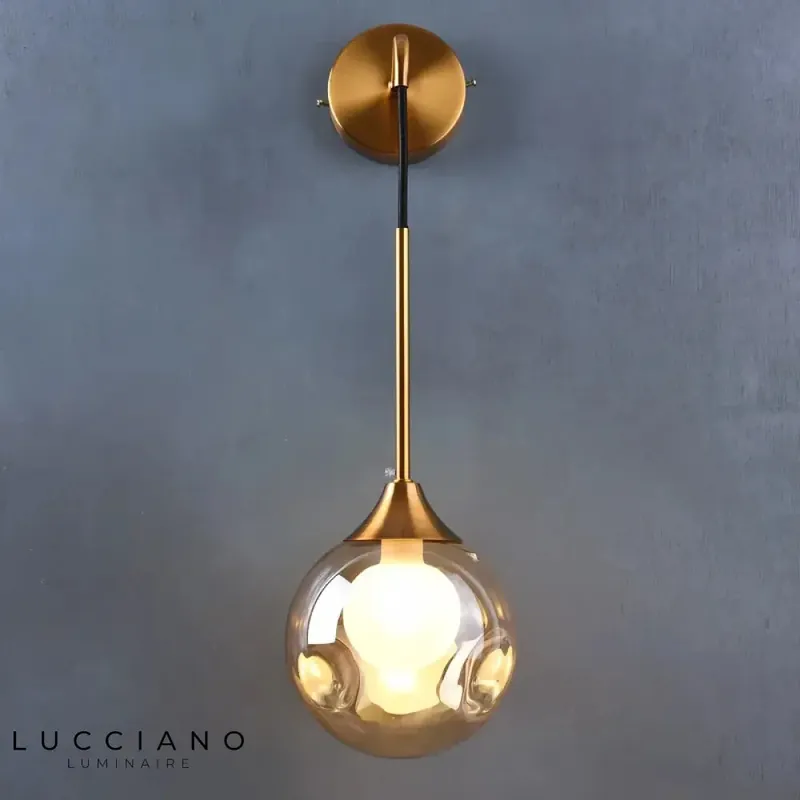 Applique murale chambre moderne en verre