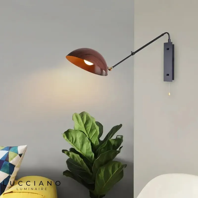 Applique murale nordique élégante luminaire contemporain LED