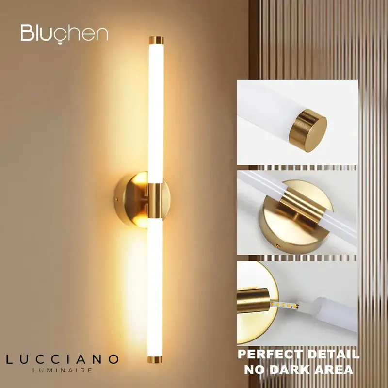 Voici le titre transformé :
Applique murale à led double abat-jour chic moderne