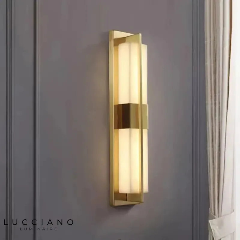 Applique murale en marbre naturel chic contemporain.