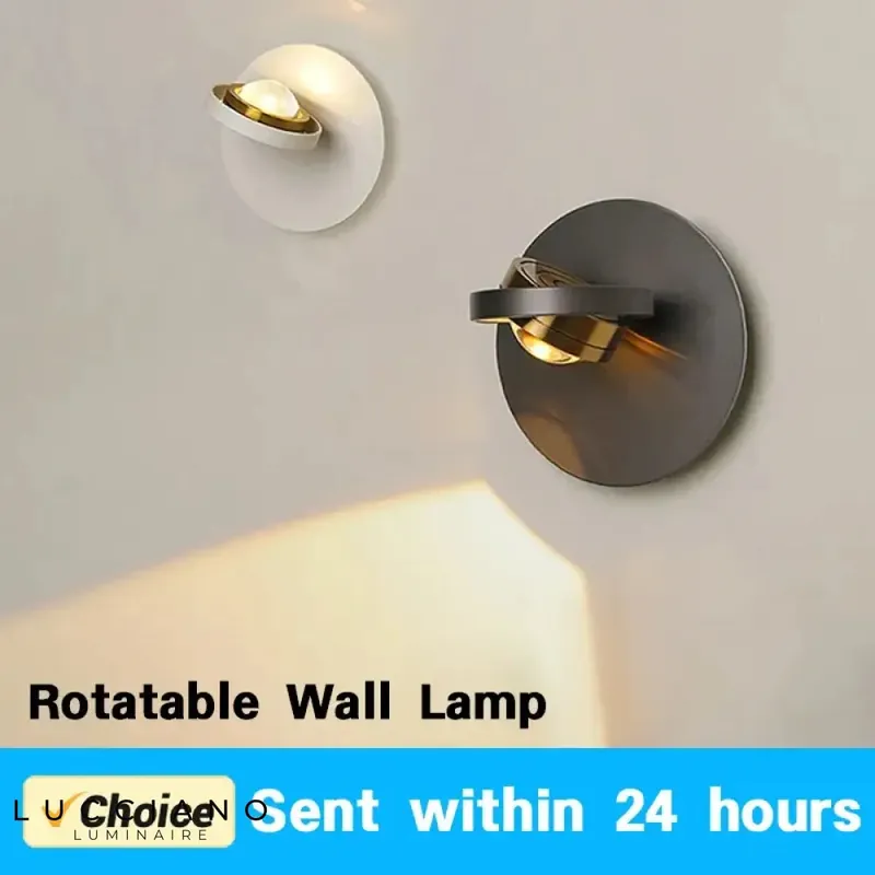 Applique murale led pivotante design élégante.