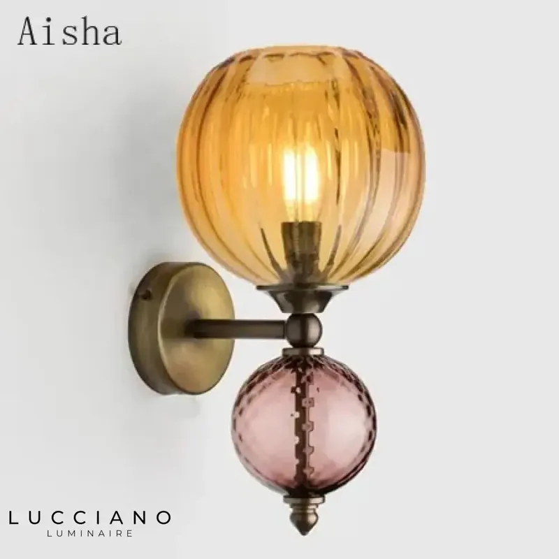 Voici le titre transformé :
Applique murale en verre design lumineux élégant