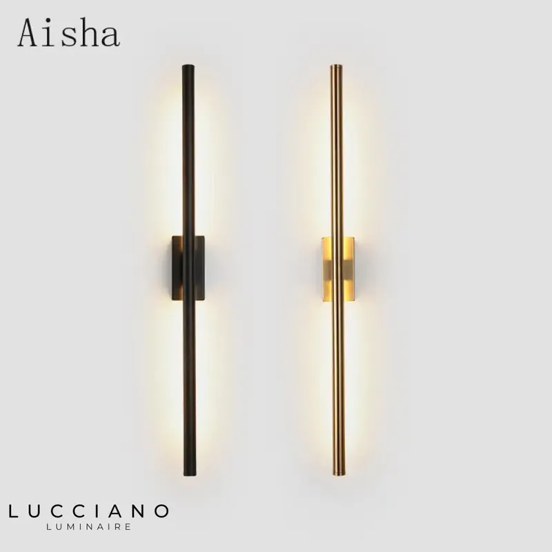 Applique murale led élégante contemporaine minimaliste.