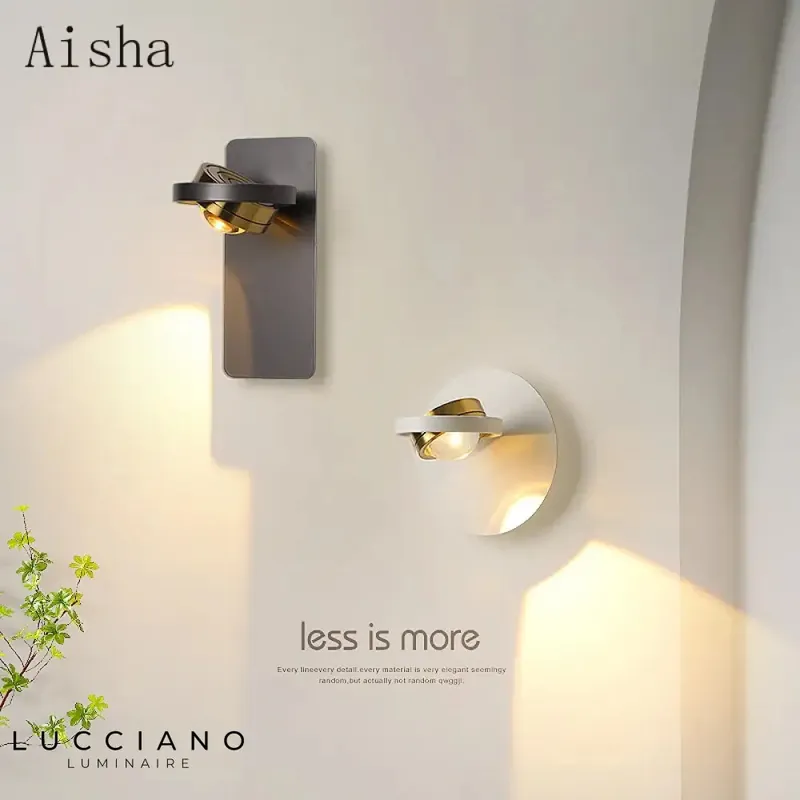 Applique murale minimaliste design lumière contemporaine