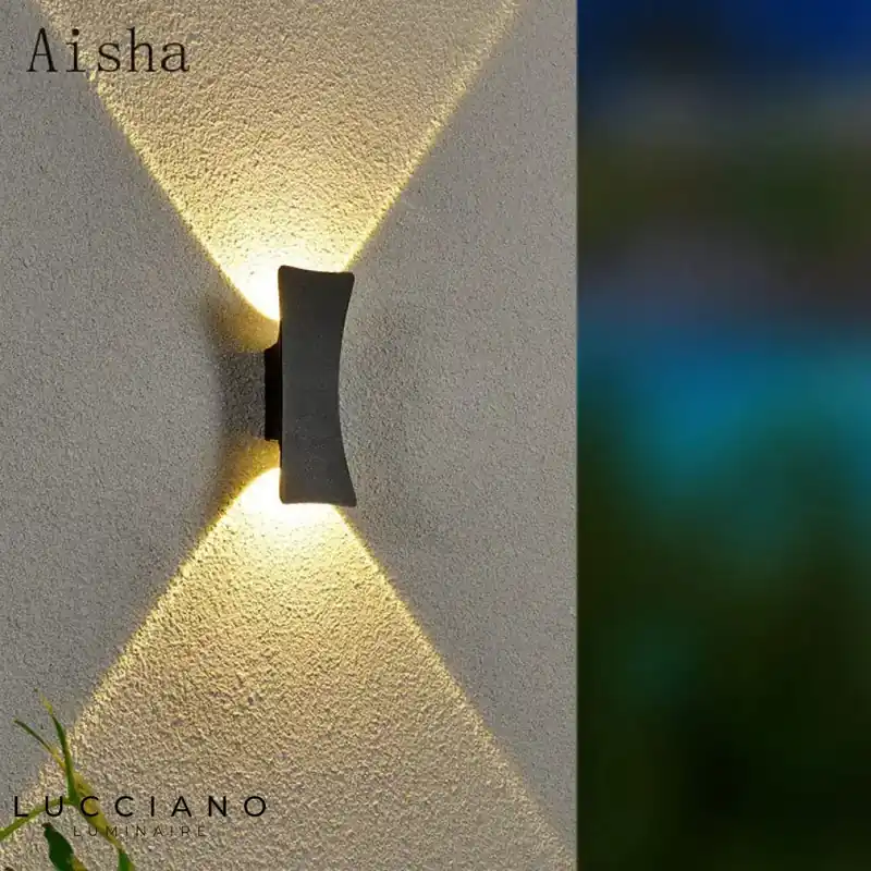 Applique murale étanche moderne lumière élégante