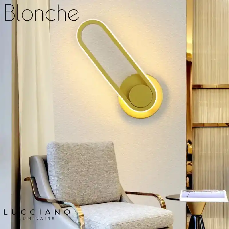 Applique murale LED chic élégant contemporain