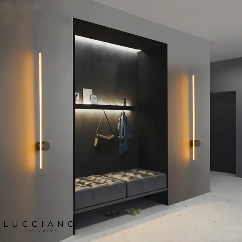 Applique murale LED moderne élégante et design.