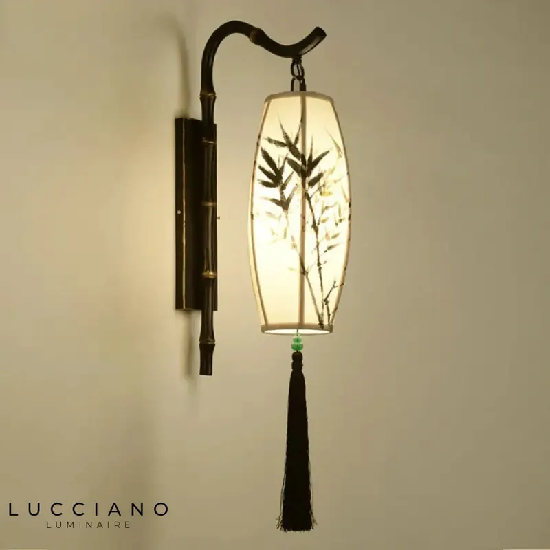 applique murale led élégante asiatique raffinée
