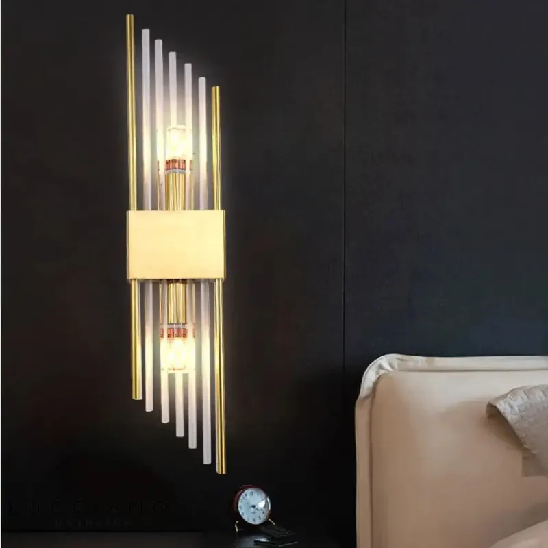 Applique murale moderne élégante lumineuse luxueuse design.
