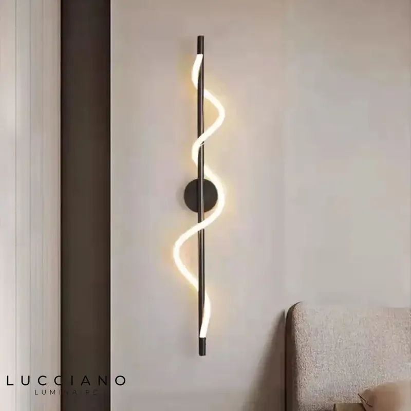 Applique murale laiton élégante télécommandée dimmable