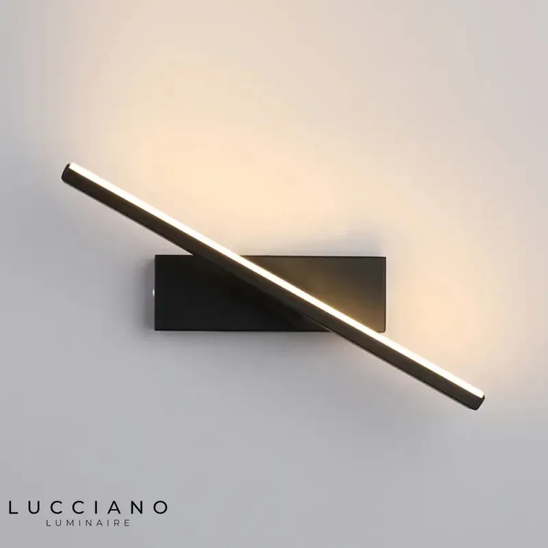 applique murale LED design rotatif élégant